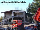 Abbruch alte M�belfabrik Wilsdruff